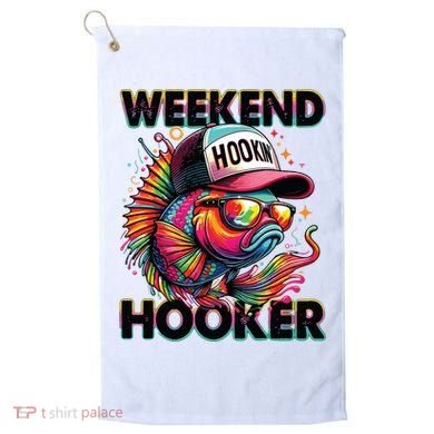 Weekend Hooker Colorful Fishing Golf Towel