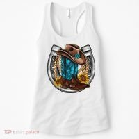Western Horseshoe Cow Boots Hat Rope Sunflower Rodeo Dad Women's Tank Top thumb 0