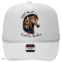 Wild Heart Can't Be Broken Wild Horse Horse Lover Gift Hat thumb 0