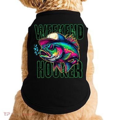 Weekend Hooker Colorful Fishing Doggie Tank