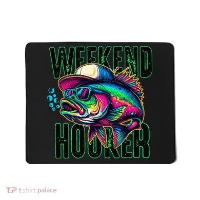 Weekend Hooker Colorful Fishing Mousepad
