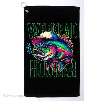 Weekend Hooker Colorful Fishing Golf Towel