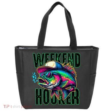 Weekend Hooker Colorful Fishing Tote Bag