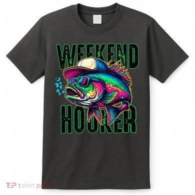 Weekend Hooker Colorful Fishing T-Shirt