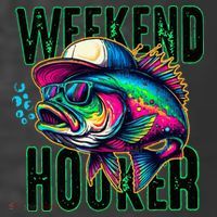 Weekend Hooker Colorful Fishing T-Shirt thumb 5