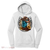 Western Horseshoe Cowboy Boots Hat Rope Sunflower Rodeo Dad Women's Hoodie thumb 0