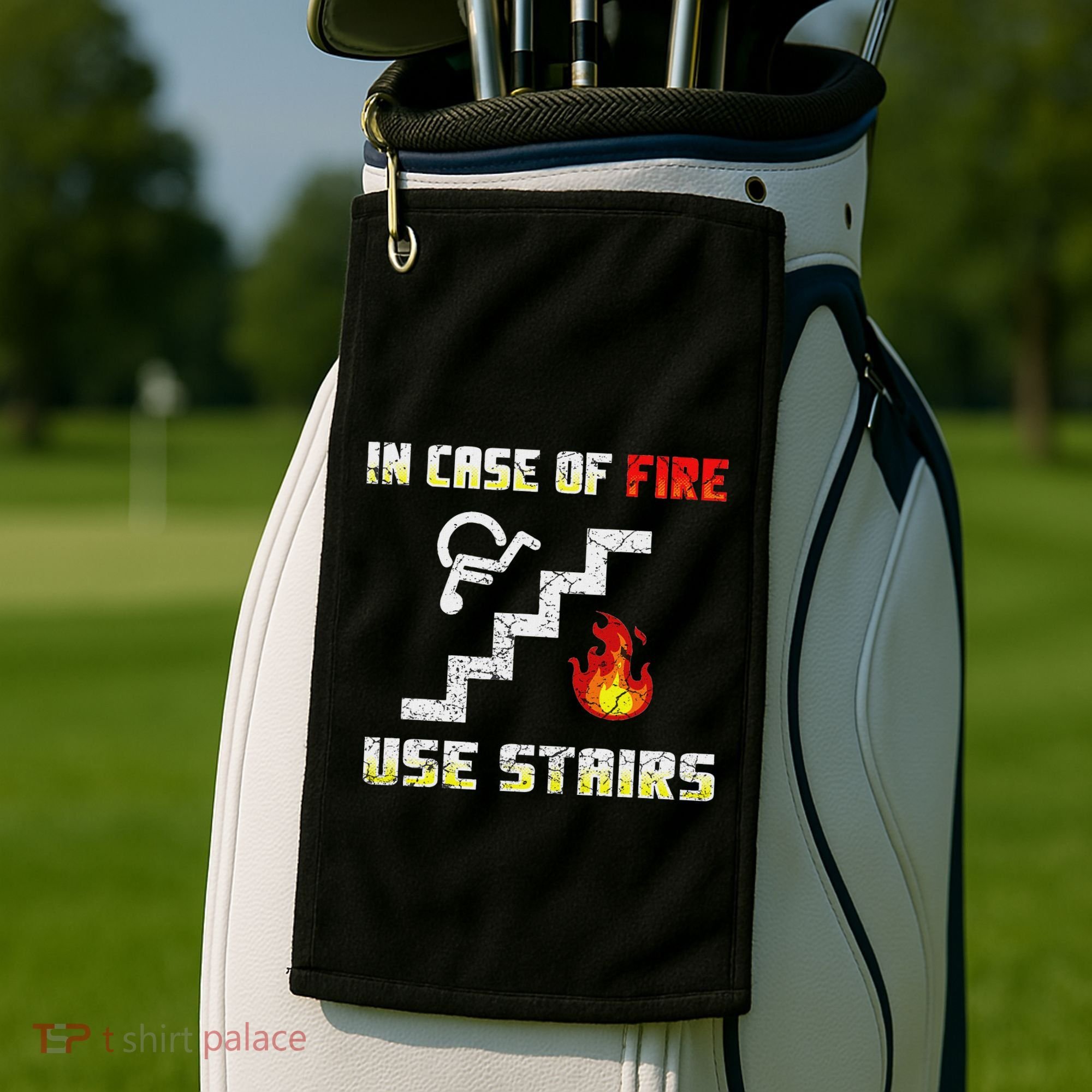 Wheelchair Humour Disability Handicap Golf Towel