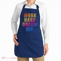 Work Hard Dream Big Inspirational Apron thumb 2