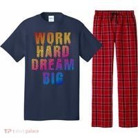 Work Hard Dream Big Inspirational Pajama Set thumb 0
