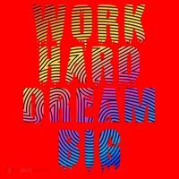 Work Hard Dream Big Inspirational Santa Hat thumb 1