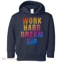 Work Hard Dream Big Toddler Hoodie thumb 0