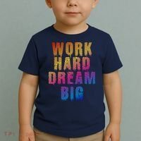 Work Hard Dream Big Toddler T-Shirt thumb 2
