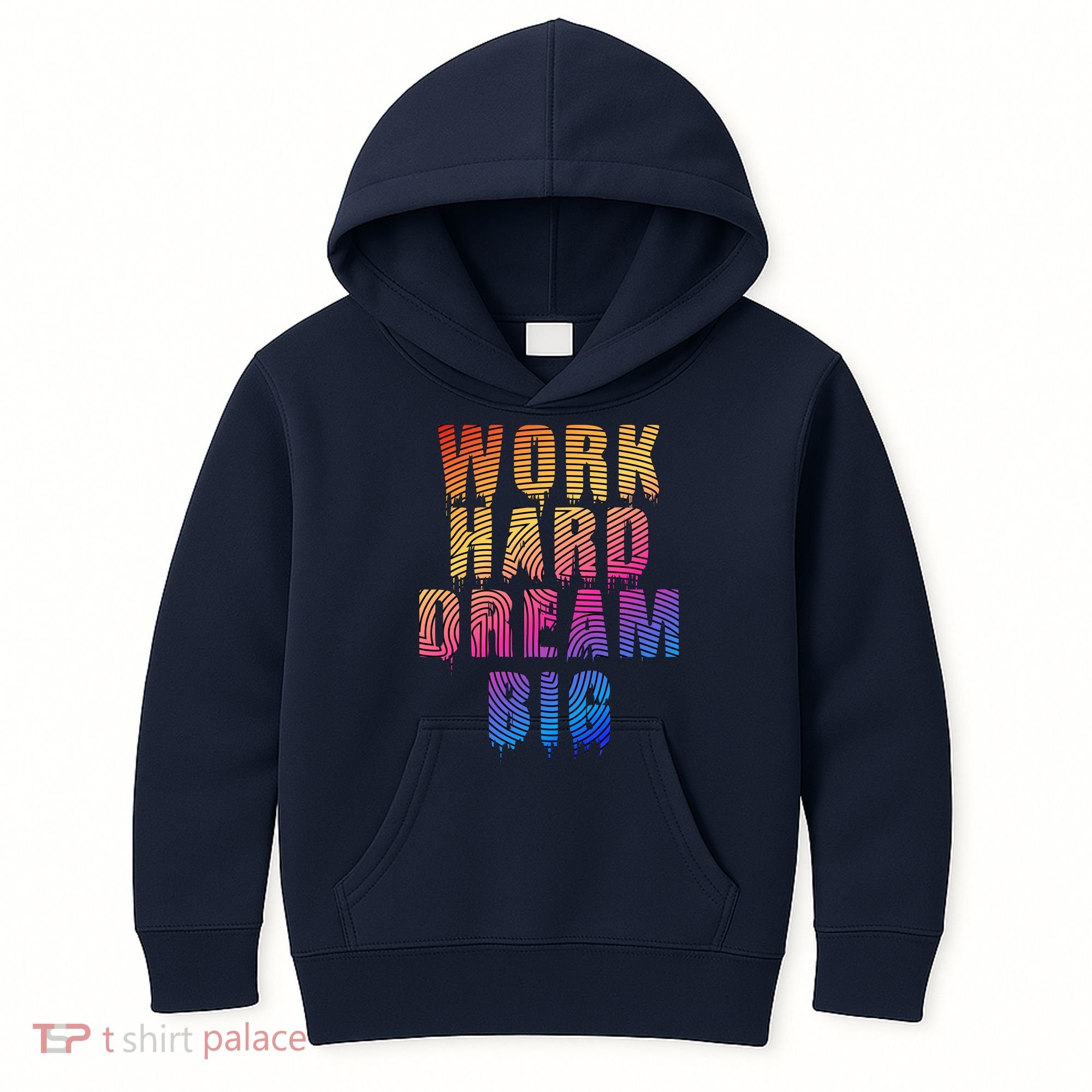 Work Hard Dream Big Kids Hoodie