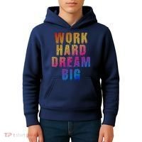 Work Hard Dream Big Kids Hoodie thumb 4