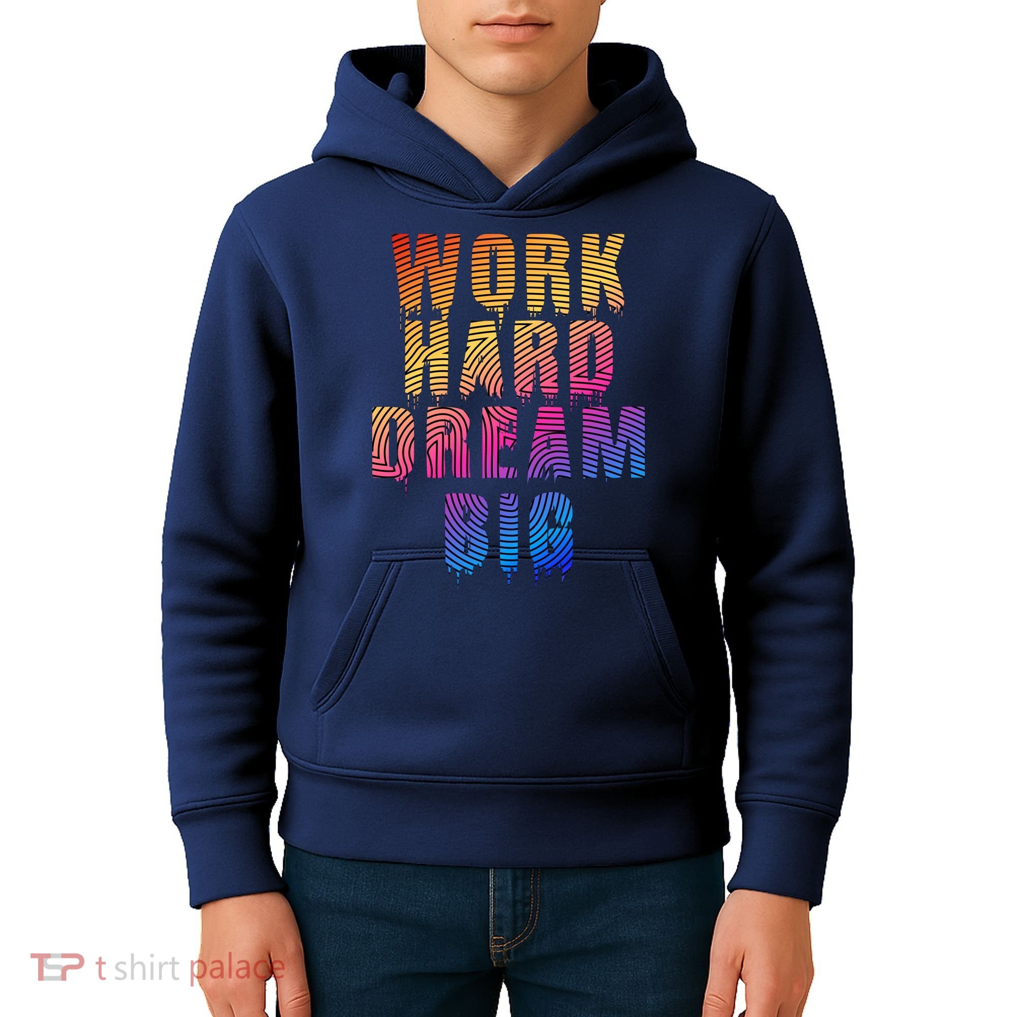 Work Hard Dream Big Kids Hoodie