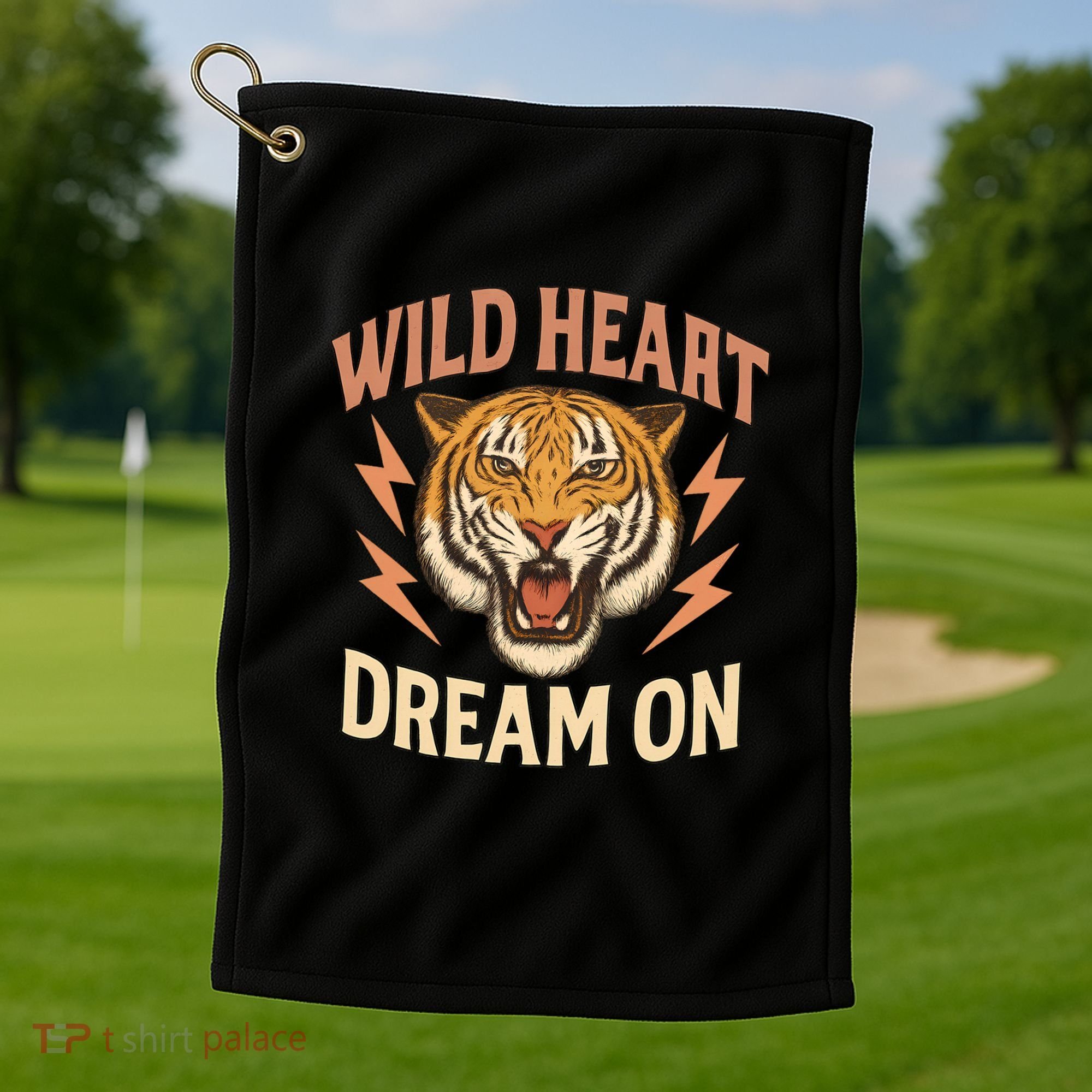 Wild Heart Dream On Golf Towel