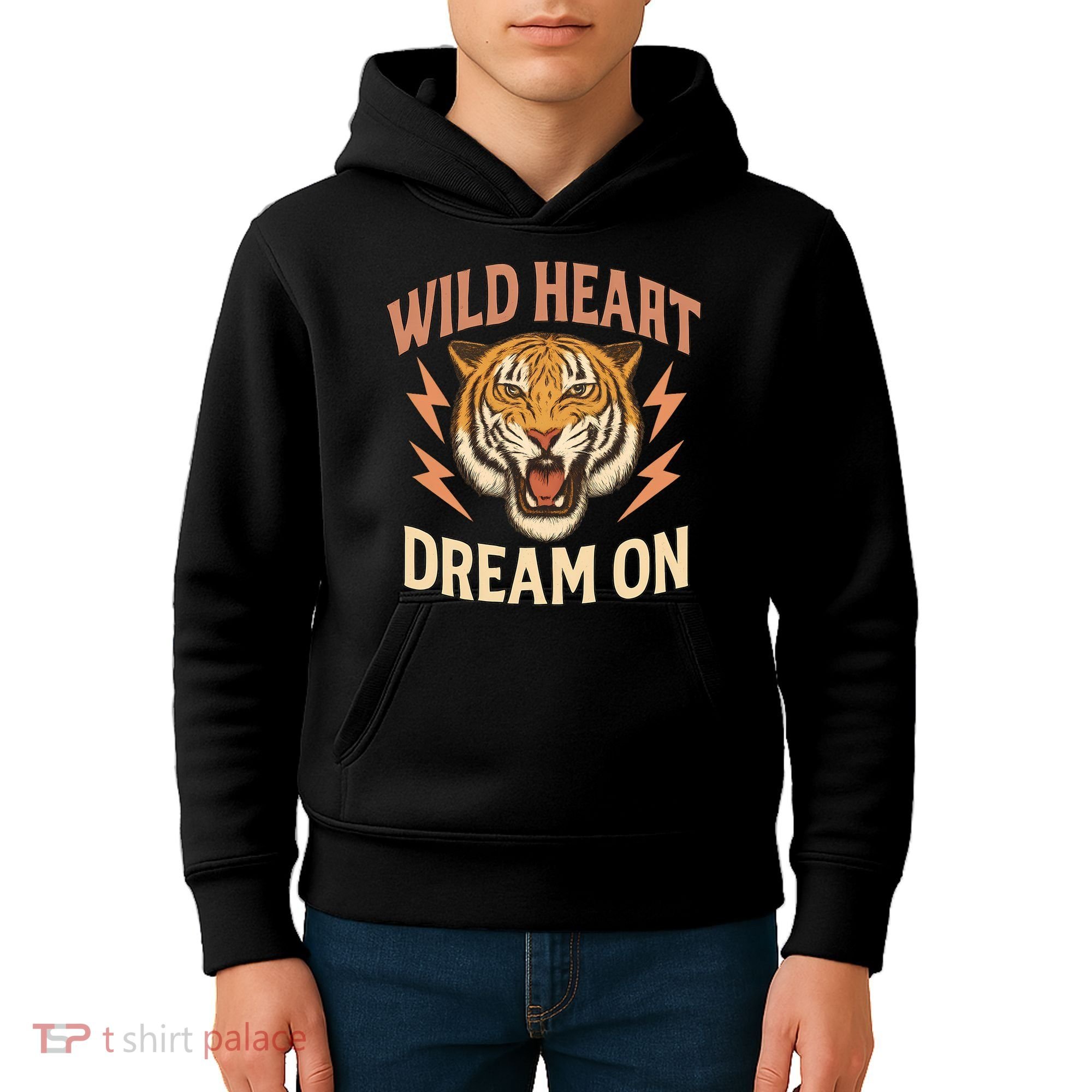 Wild Heart Dream On Kids Hoodie