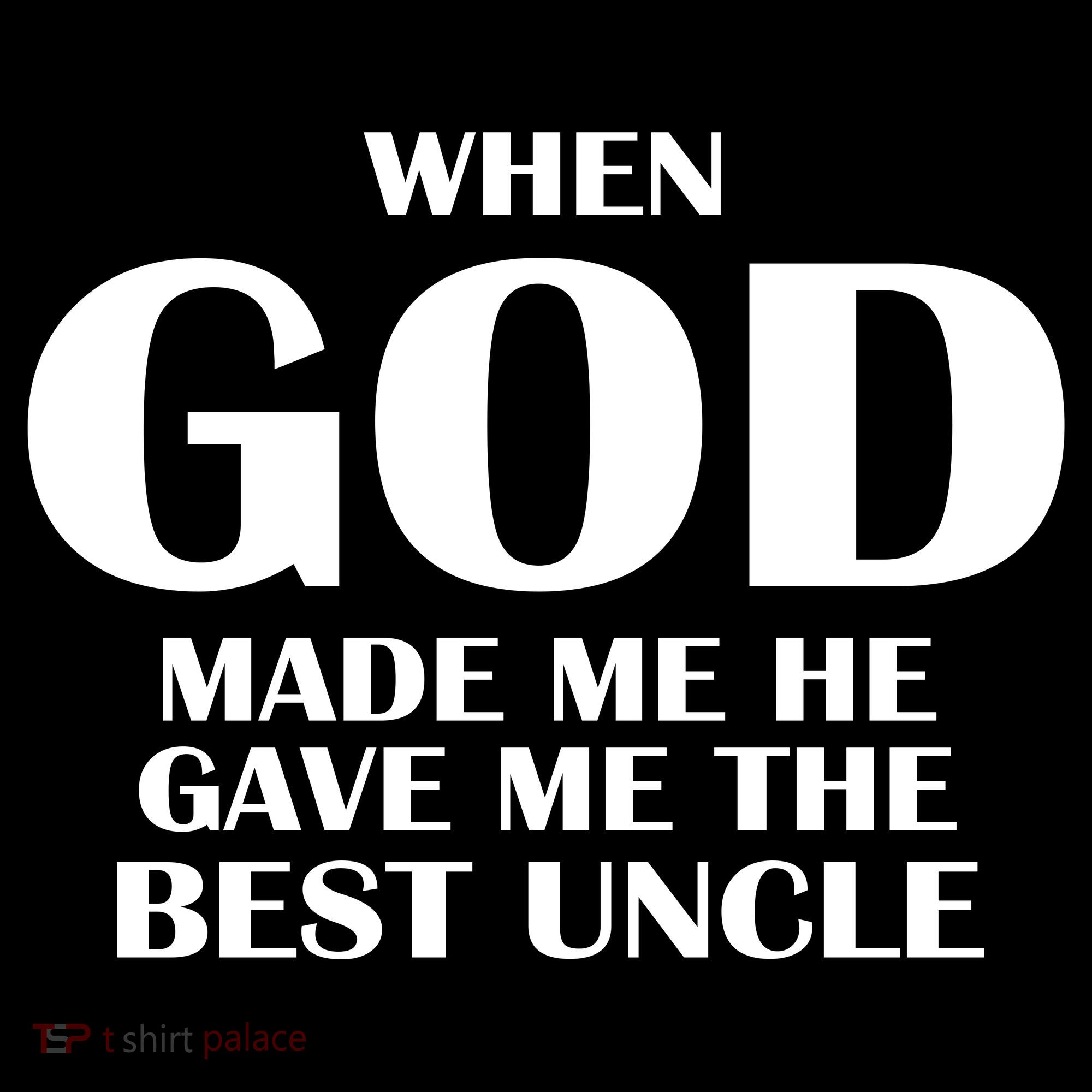 When God Made Me He Gave Me The Best Uncle Women's Hoodie