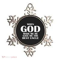 When God Made Me He Gave Me The Best Uncle Ornament thumb 0