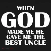 When God Made Me He Gave Me The Best Uncle Ornament thumb 1