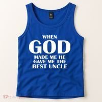 When God Made Me He Gave Me The Best Uncle Tank Top thumb 2