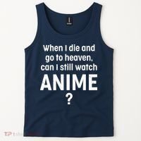 When I Die and Go to Heaven Can I Still Watch Anime? Tank Top thumb 2