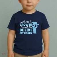 When I Grow Up Be Like Daddy Toddler T-Shirt thumb 2
