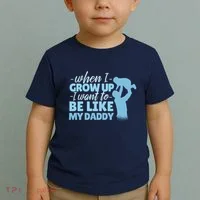 When I Grow Up Be Like Daddy Toddler T-Shirt thumb 2