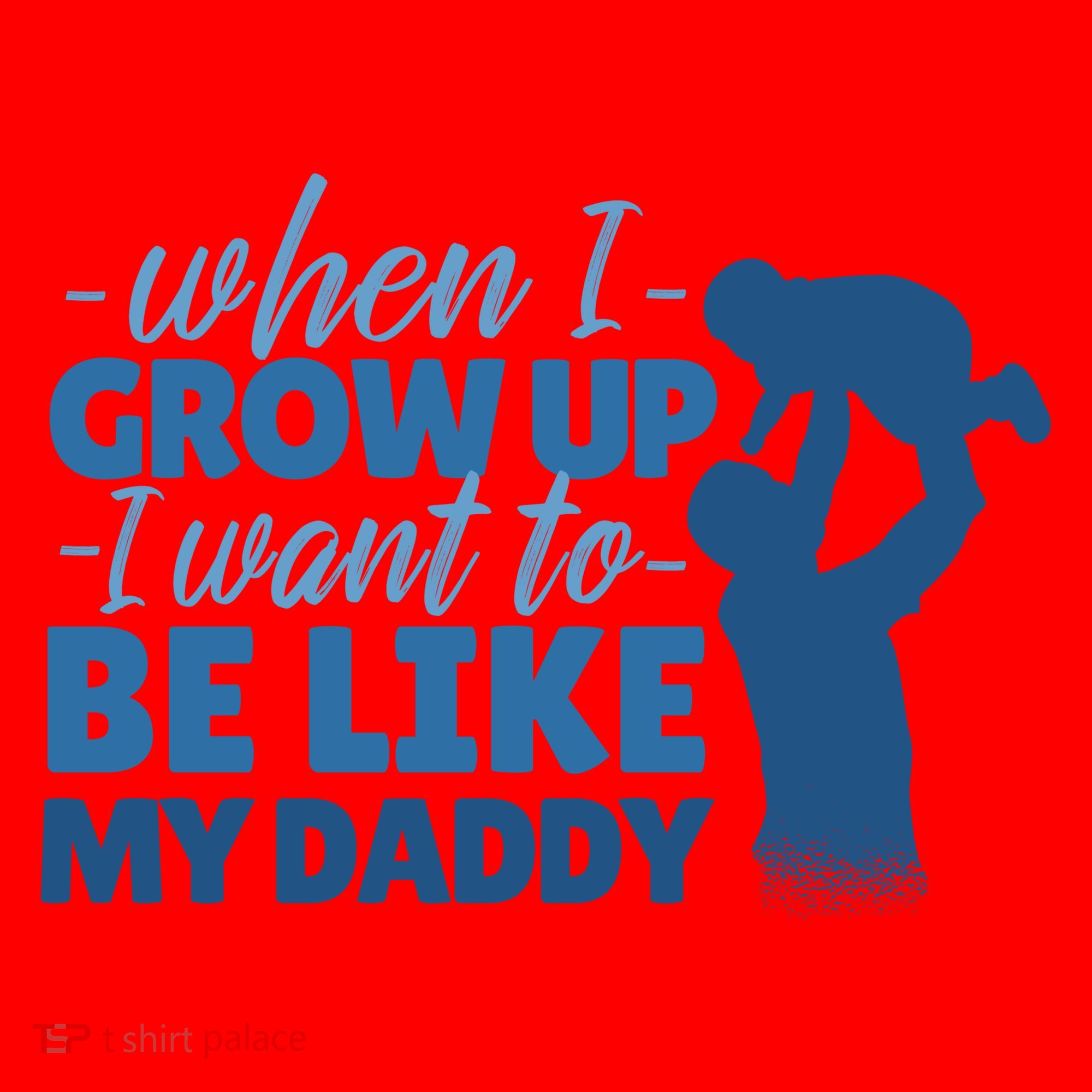 When I Grow Up Be Like Daddy Santa Hat