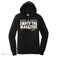 When In Doubt Empty The Magazine Women's Hoodie thumb 0