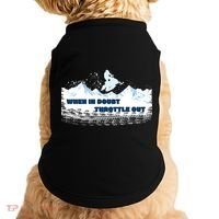 When In Doubt Throttle Out Snowmobiling Doggie Tank thumb 0