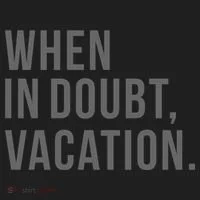 When in Doubt, Vacation Funny Women's Sweatshirt thumb 2
