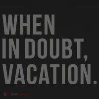 When in Doubt, Vacation Funny Women's Hoodie thumb 2