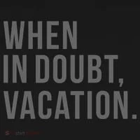 When in Doubt, Vacation Funny Women's Hoodie thumb 2