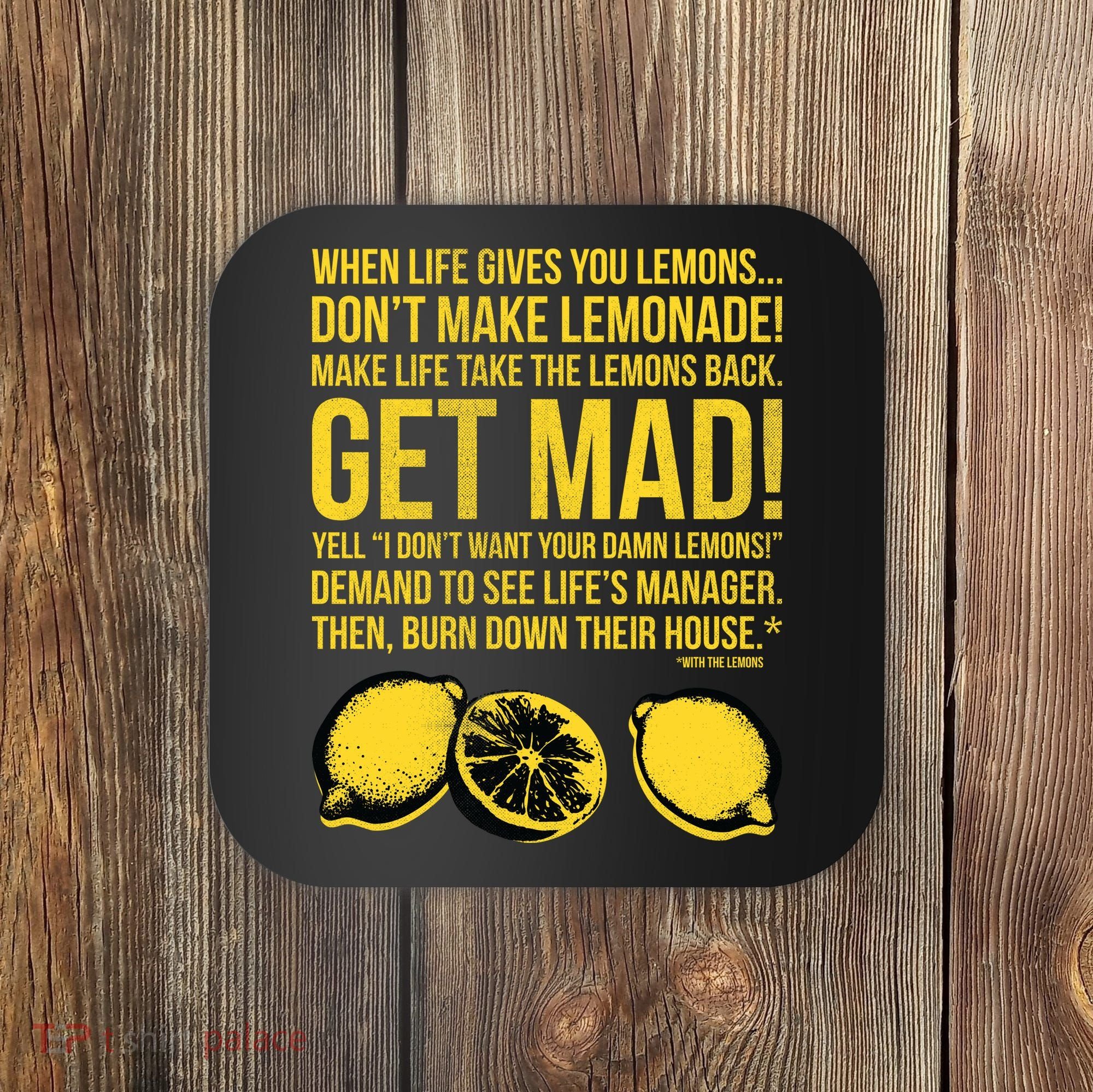 When Life Gives You Lemons Coaster