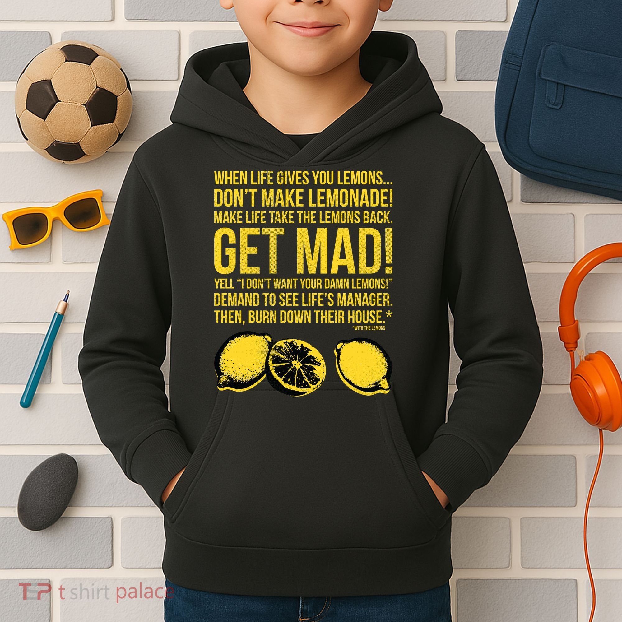 When Life Gives You Lemons Kids Hoodie