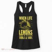 When Life Gives You Lemons Add Vodka and Soda Women's Tank Top thumb 0