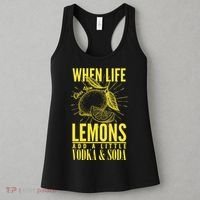 When Life Gives You Lemons Add Vodka and Soda Women's Tank Top thumb 3