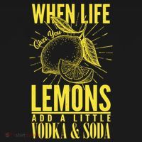 When Life Gives You Lemons Add Vodka and Soda Tank Top thumb 6