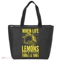 When Life Gives You Lemons Add Vodka and Soda Tote Bag thumb 0