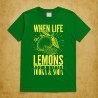 When Life Gives You Lemons Add Vodka and Soda T-Shirt thumb 5