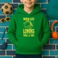 When Life Gives You Lemons Add Vodka and Soda Kids Hoodie thumb 2