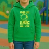 When Life Gives You Lemons Add Vodka and Soda Kids Hoodie thumb 3