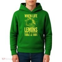 When Life Gives You Lemons Add Vodka and Soda Kids Hoodie thumb 4