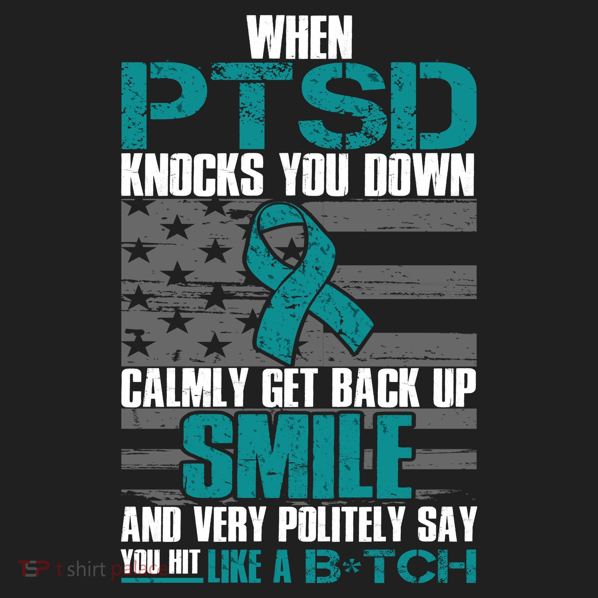 When PTSD Knock You Down Women's Sweatshirt