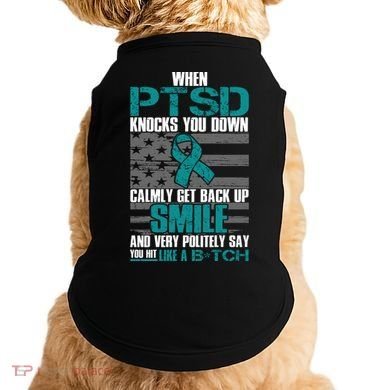 When PTSD Knock You Down Doggie Tank