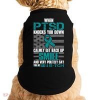 When PTSD Knock You Down Doggie Tank thumb 0