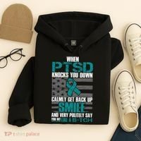 When PTSD Knock You Down Hoodie thumb 4