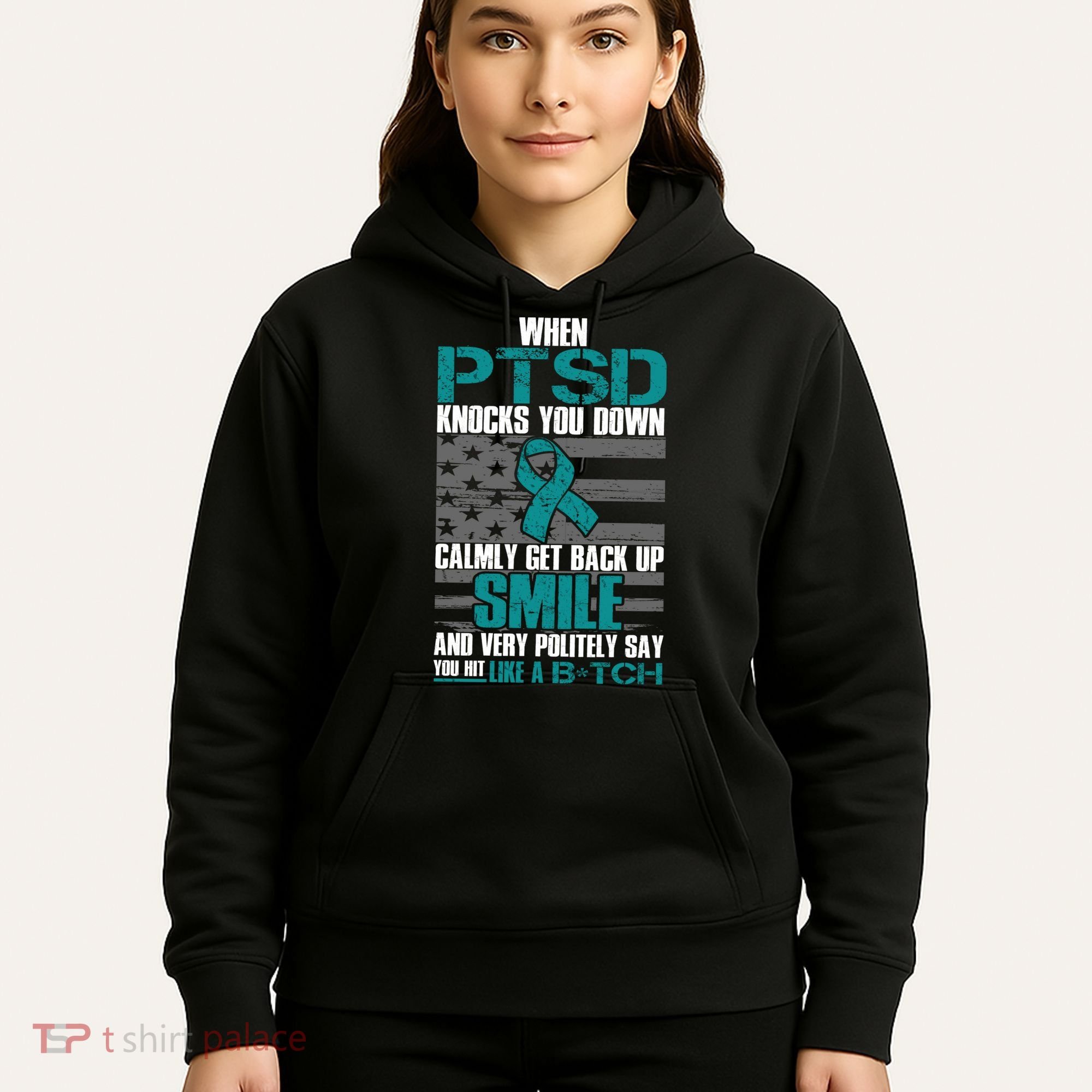 When PTSD Knock You Down Hoodie
