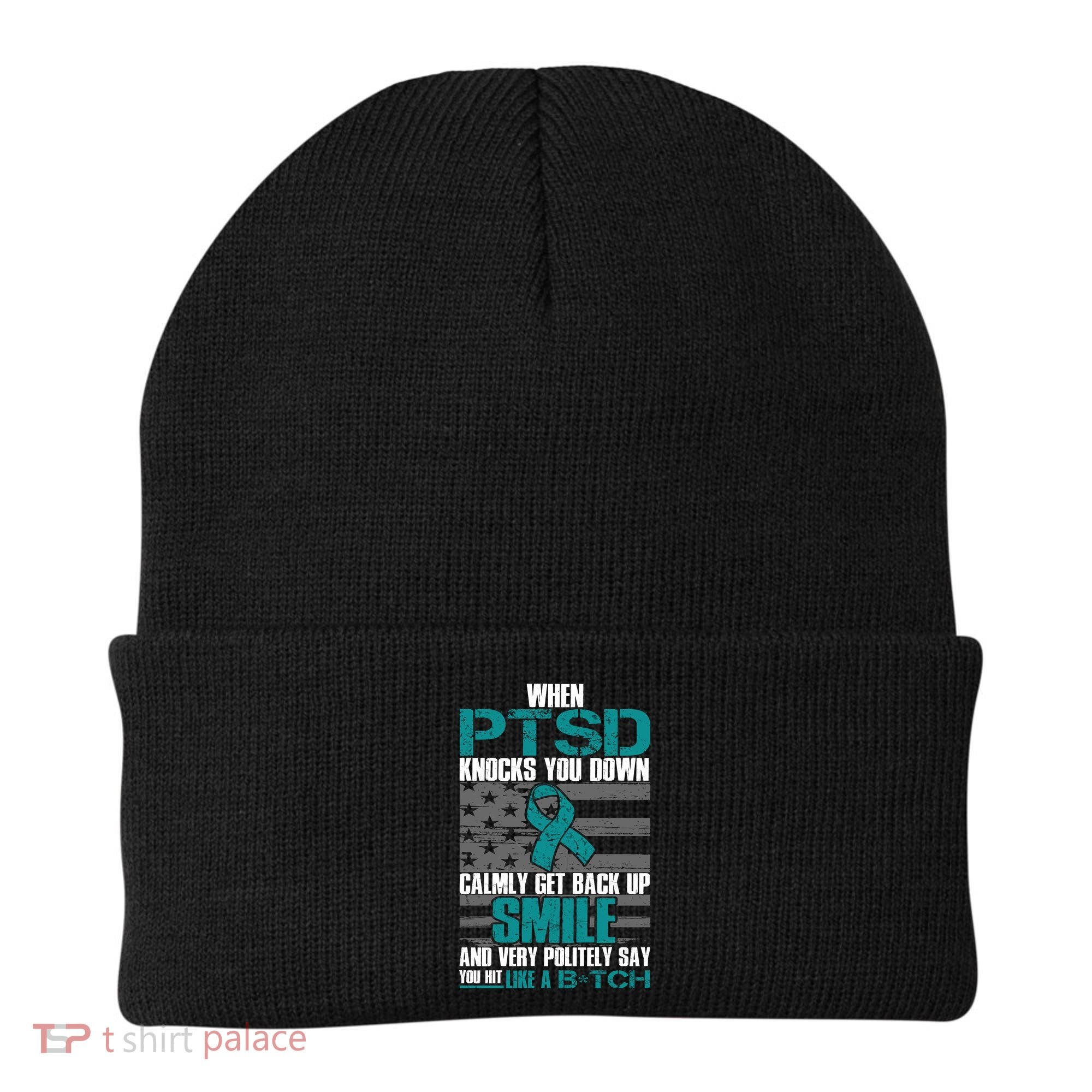 When PTSD Knock You Down Beanie